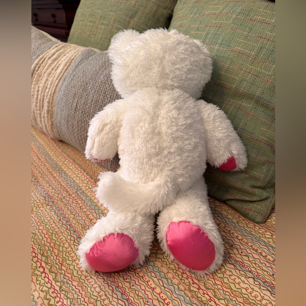 Build-A-Bear White and Pink Sassy Kitty Plush Toy - Picture 2 of 12